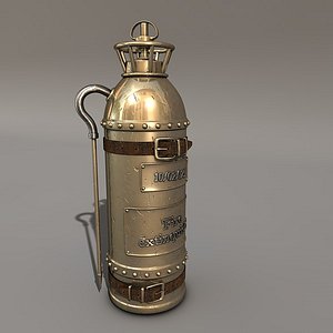 3d fire-suppression bottle
