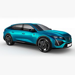 Peugeot 408 2023 3D model