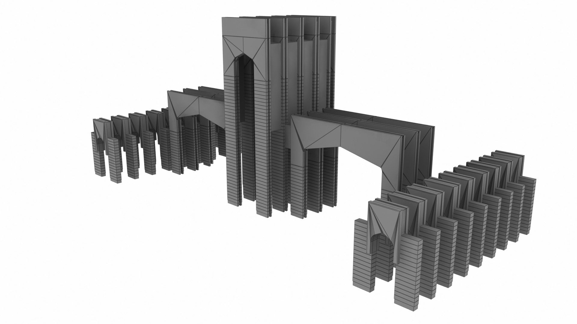 Bahrein Isa Town Gate 3D Model - TurboSquid 1531131