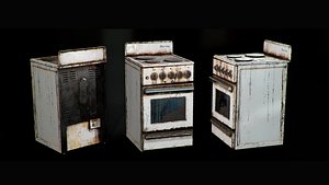 old stove 3D model
