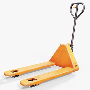Warehouse Pallet Jack - PBR Game Ready 3D model