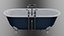 Painted Cast Iron Bath in ALL colors clean version