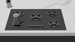 Minimal glass Stove top