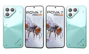 Tecno Pova 7 Pro 5G Neon Cyan