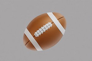 3D Rugby Ball model