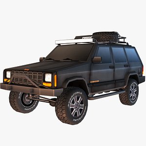 3D jeep cherokee model