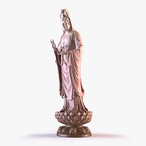 3D Buddhist Statues 052 model