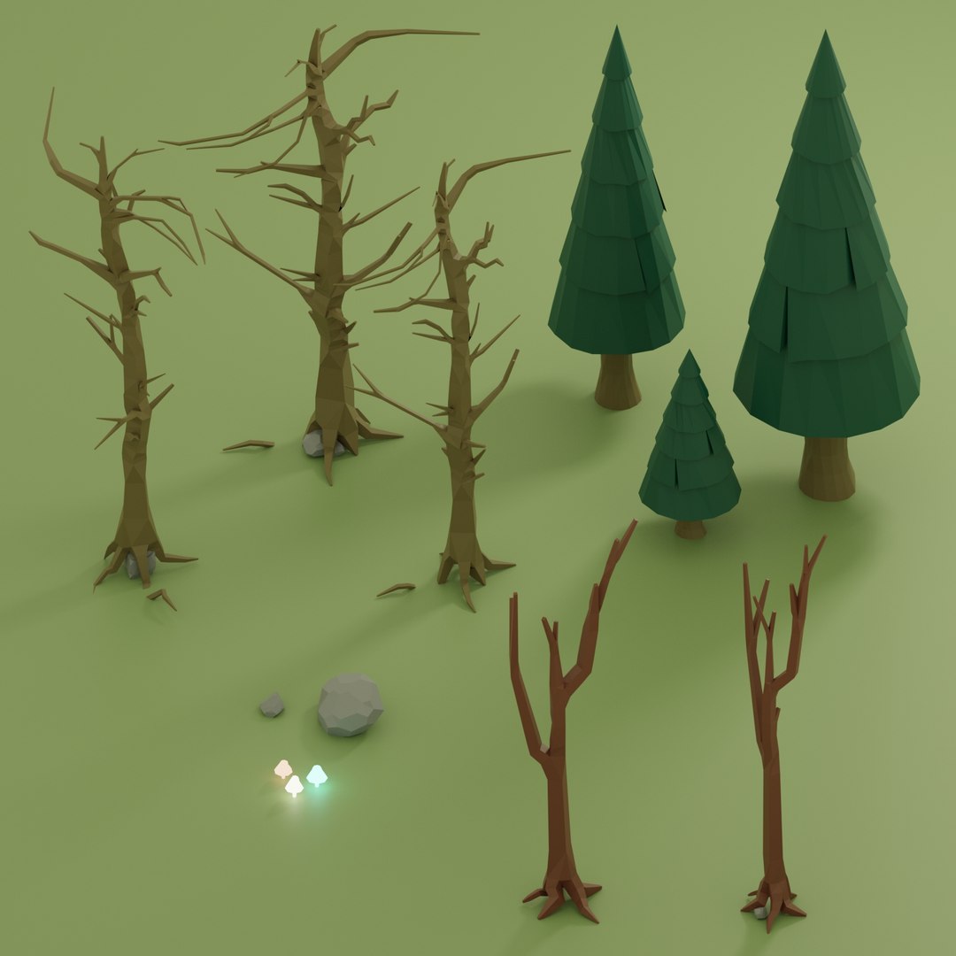 Trees plant nature model - TurboSquid 1643466