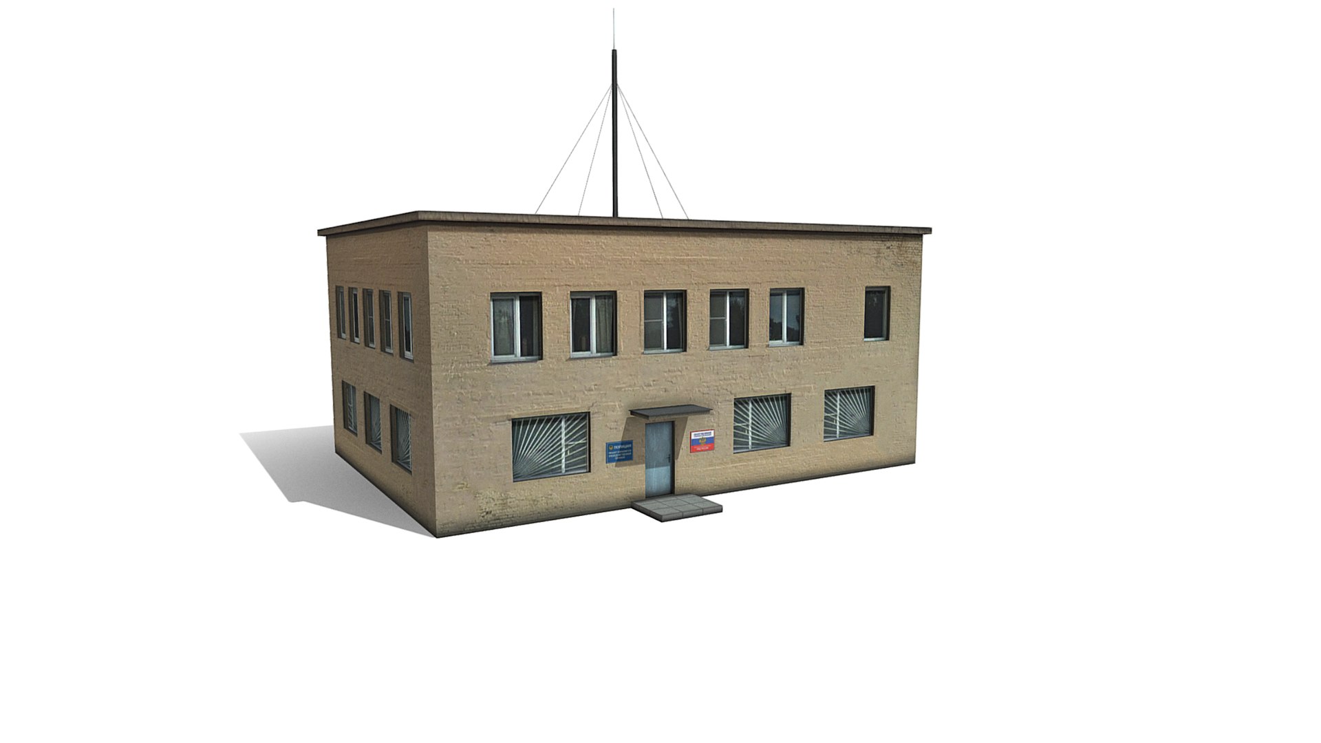 3D Police Station - TurboSquid 1816058