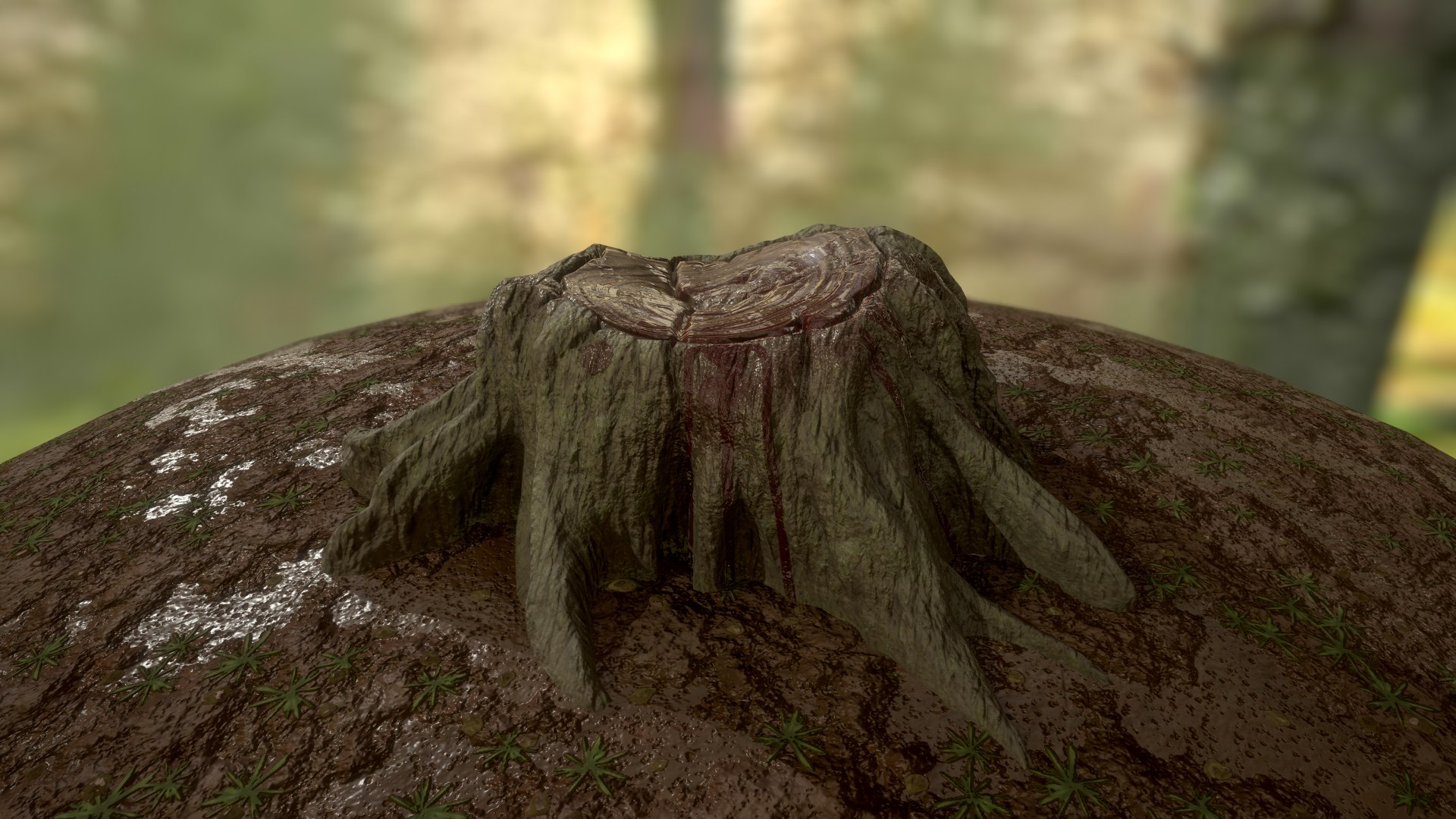 Tree Stump 3D - TurboSquid 1990900