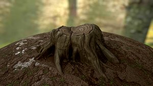 Tree Stump 3D