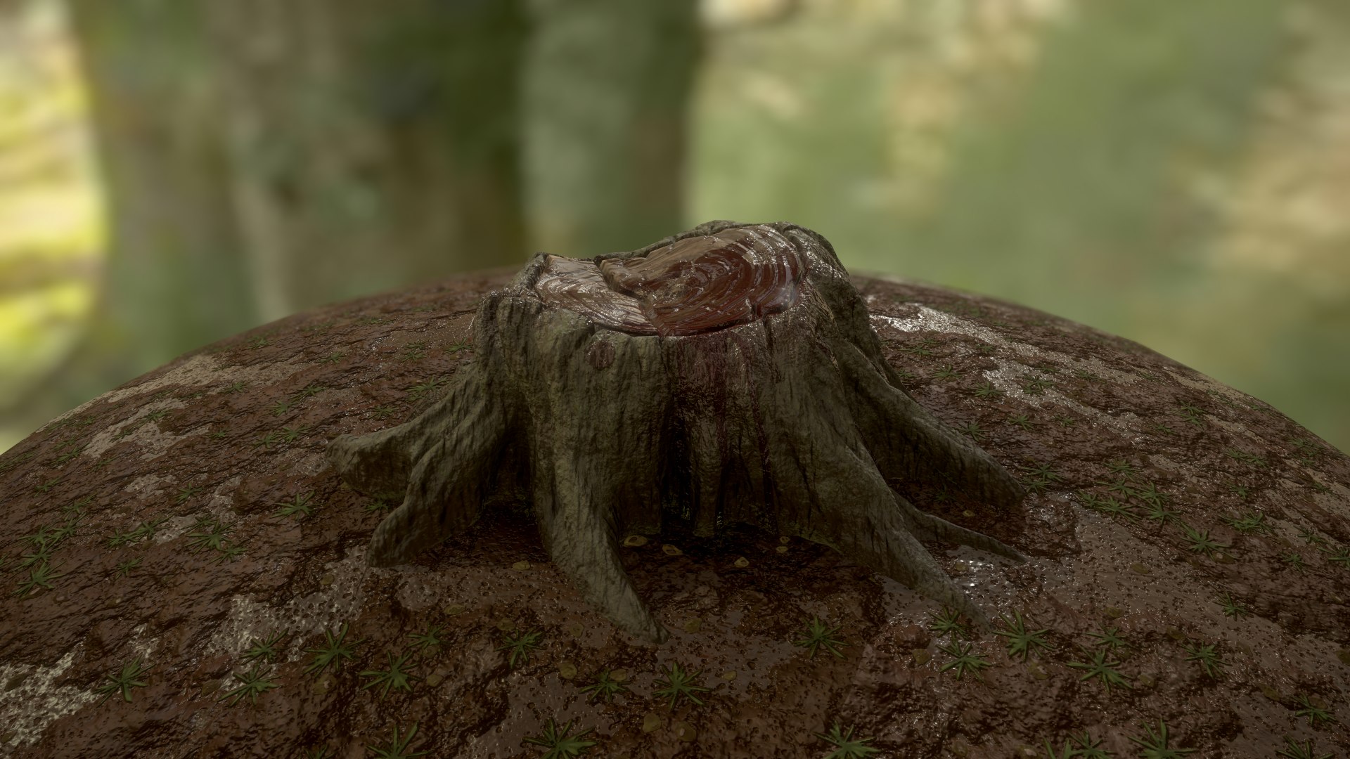 Tree Stump 3D - TurboSquid 1990900