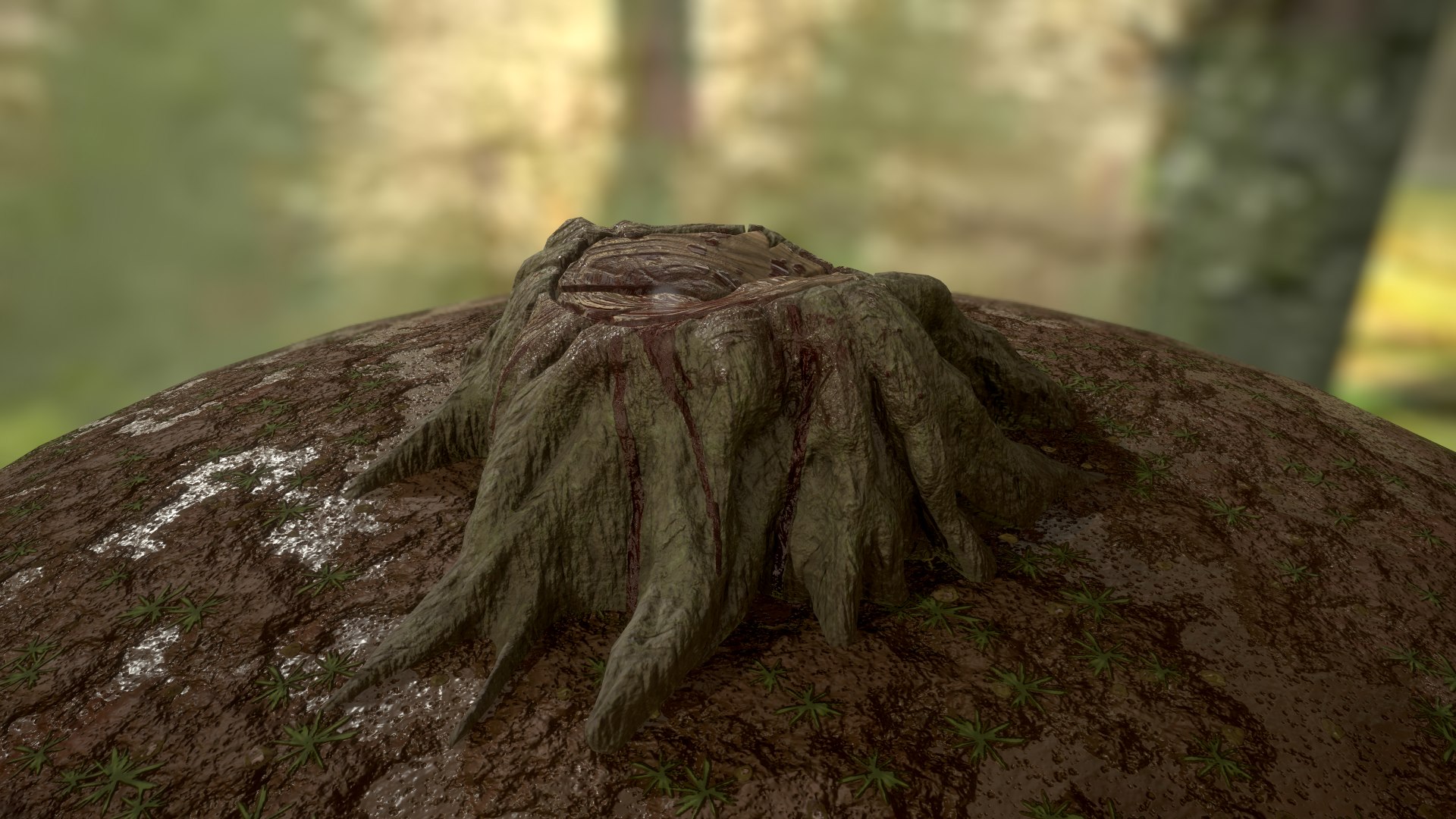 Tree Stump 3D - TurboSquid 1990900