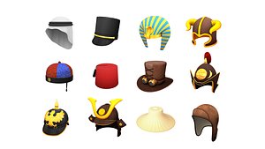 Hats and Helmet Pack 7