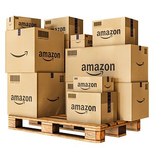 Amazon Box 3D model