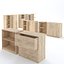 wood furniture wooden 3D