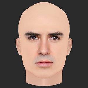 Low Poly Joseph Balderrama Head