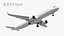 Airbus Generic White Bundle 3D model