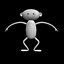 Monkey Cartoon Character Rigged