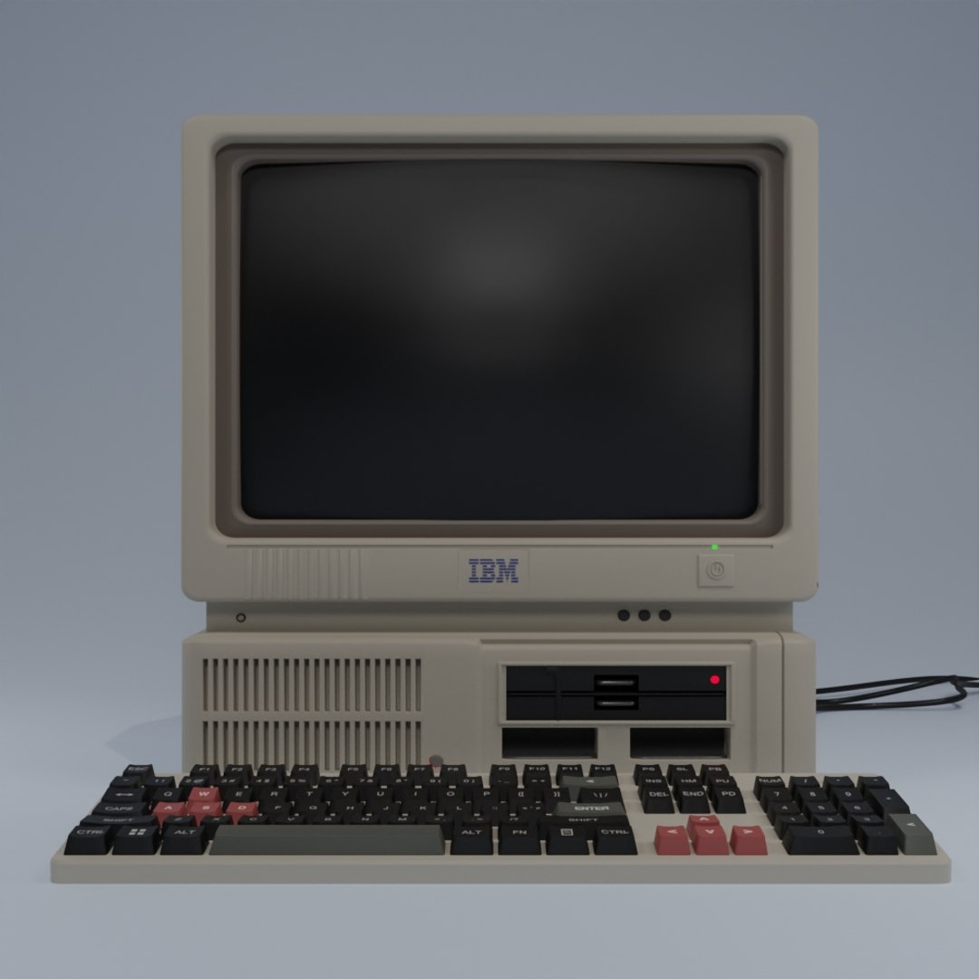 IBM Retro PC 3D - TurboSquid 1727659