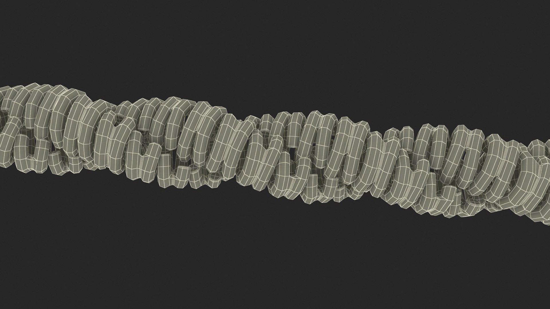 Rope Chain Silver 3D Model - TurboSquid 2243119