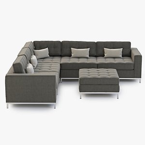 3d model sofa modern jane