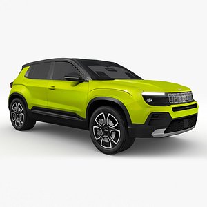 3D Jeep Avenger 2023 model