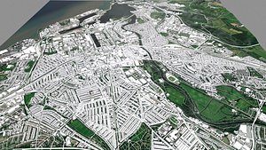 Cityscape Cardiff Great Britain