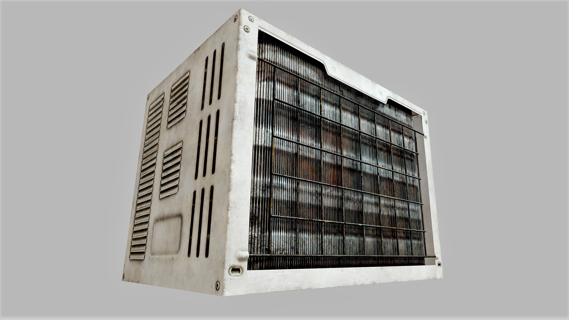Rusty Air Conditioner 01 3D Model - TurboSquid 1419147