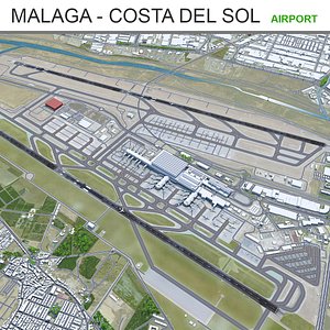 3D Malaga Costa del Sol Airport