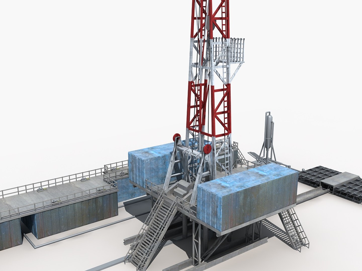 3d Model Land Rig