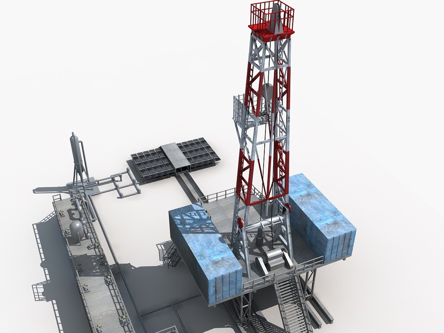 3d Model Land Rig