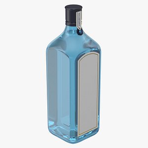 3D gin 1 litre bottle