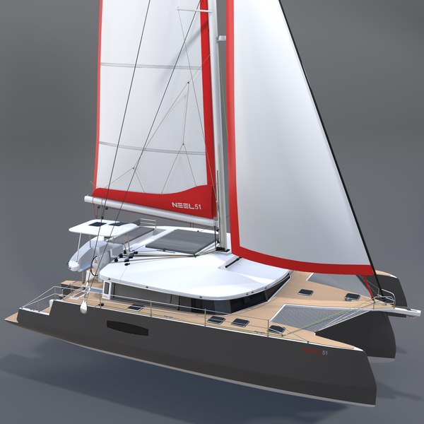 trimaran sailboat model