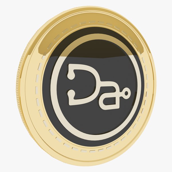 3D Doc Com Token Cryptocurrency Gold Coin