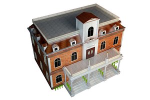 mansion residential building 3D model