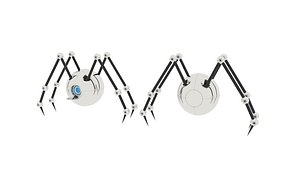 3D model tap spider sphere robot