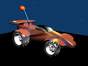 free remote control car 3d model