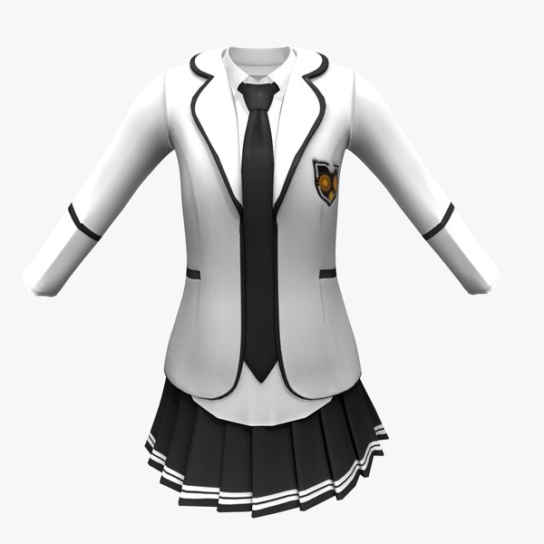 3D School Uniform - TurboSquid 1850558