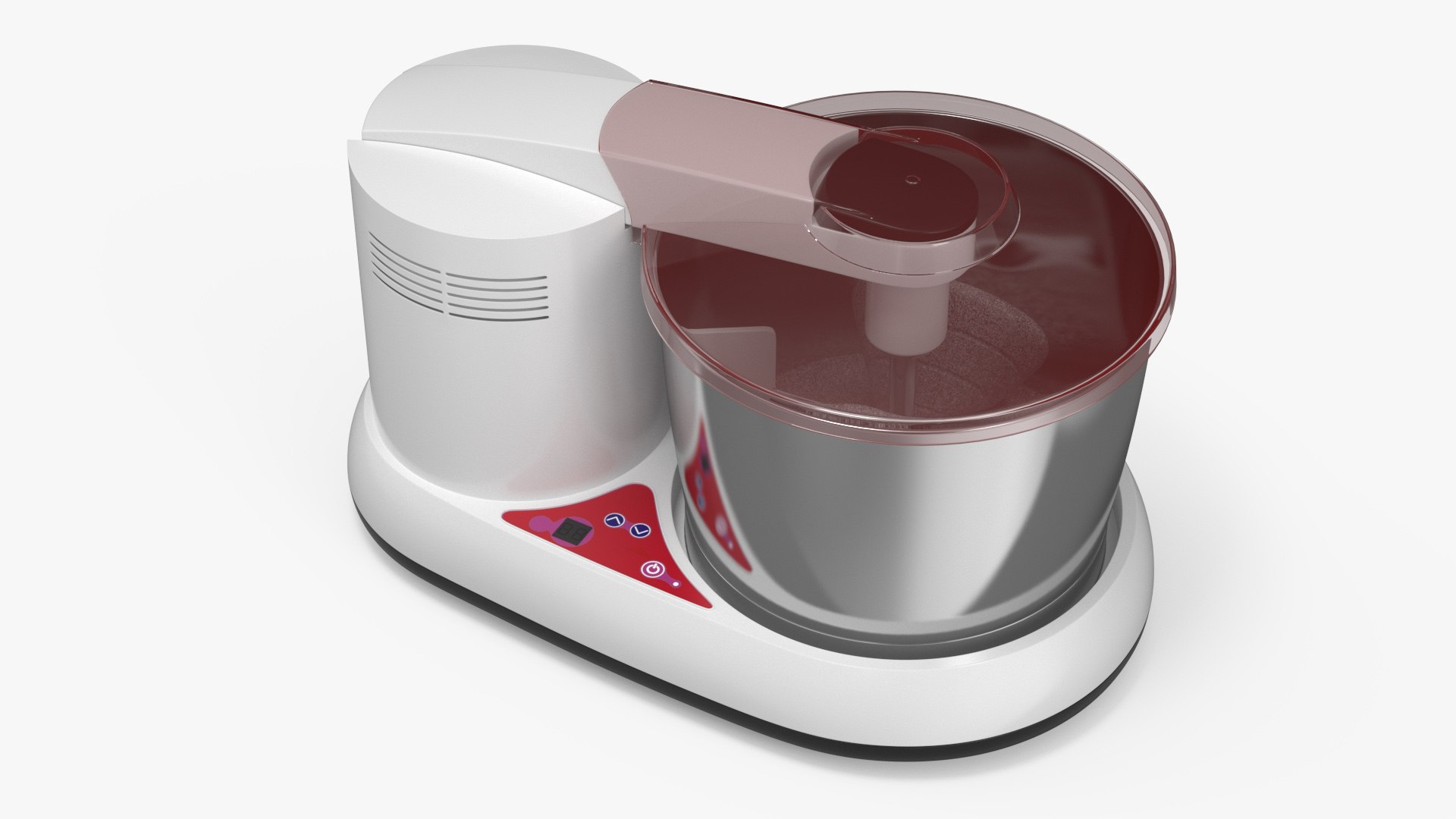 Chocolate Melangeur Red 3D model preview