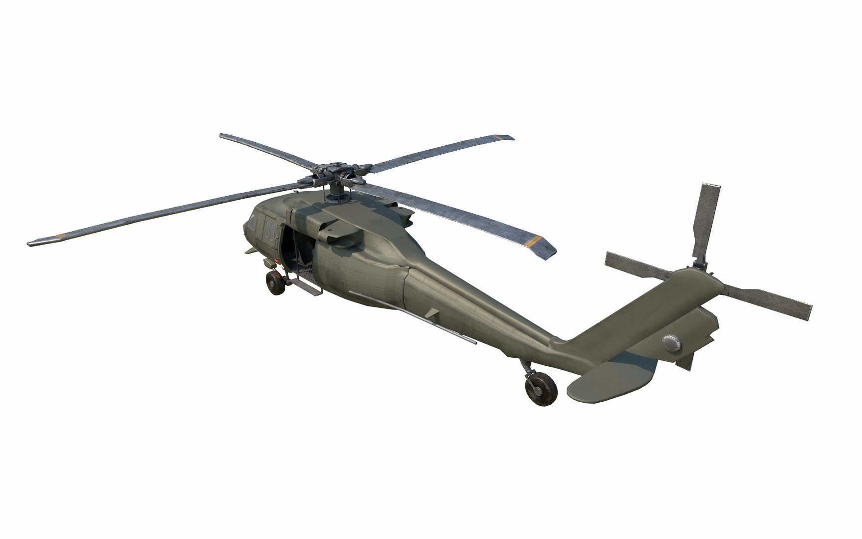 3D Eh-60 Black Hawk Helicopter Model - TurboSquid 1458432