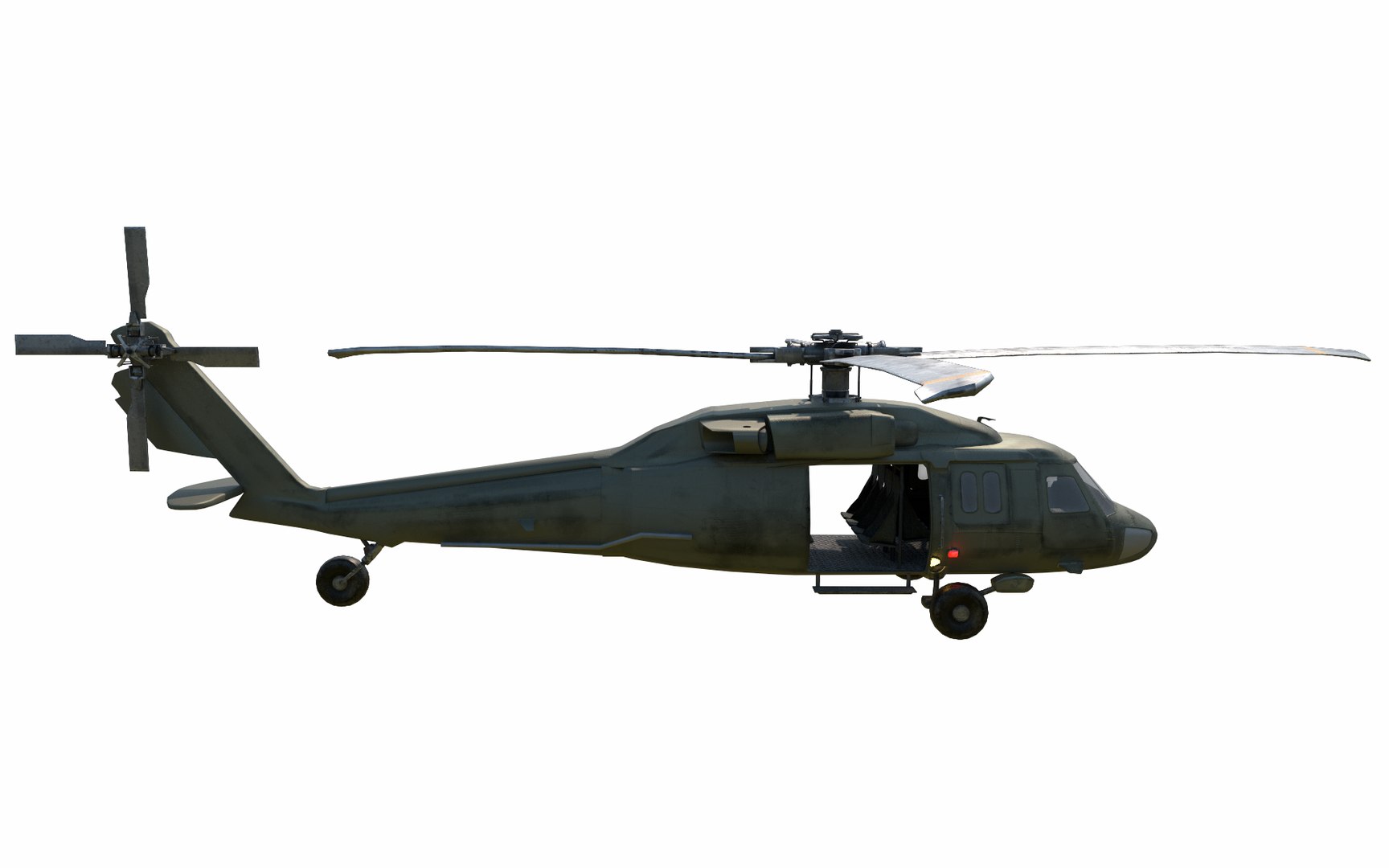 3D Eh-60 Black Hawk Helicopter Model - TurboSquid 1458432