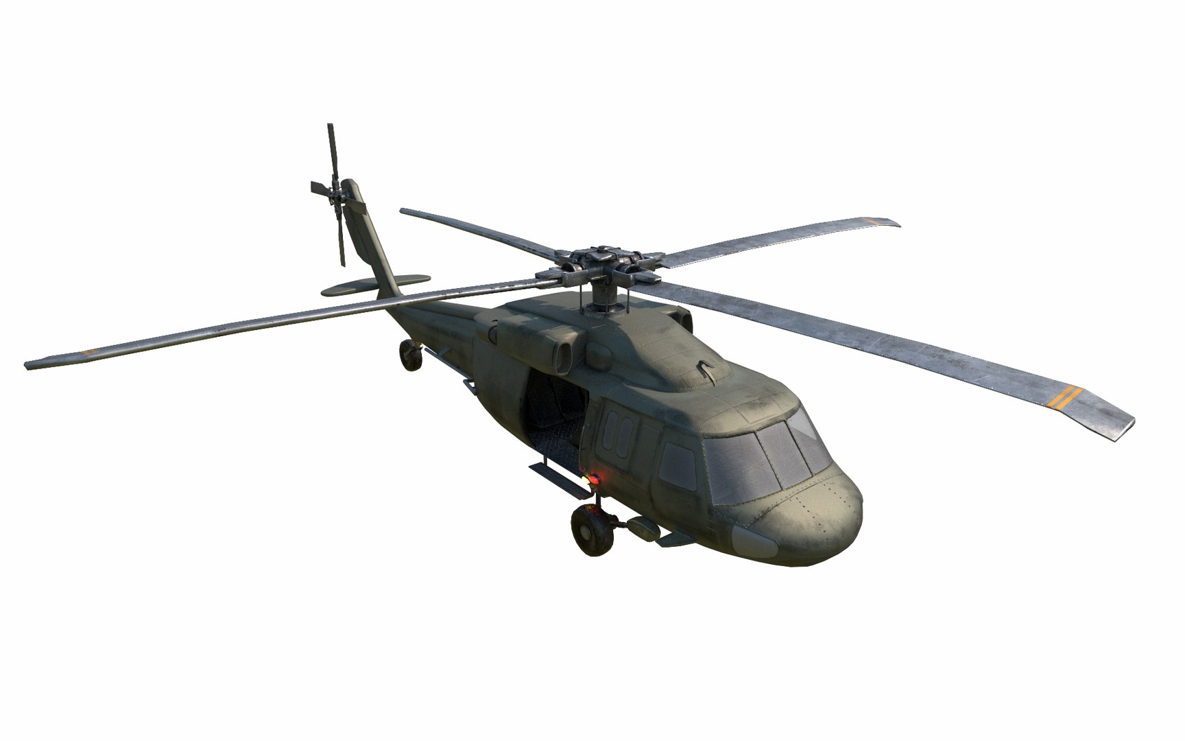 3D Eh-60 Black Hawk Helicopter Model - TurboSquid 1458432