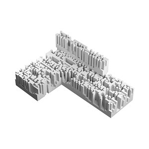 3d model n-omino l-block 1