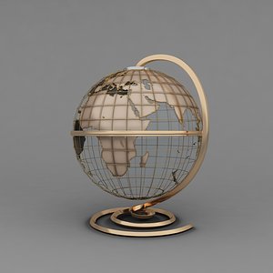 3d model of earth decor