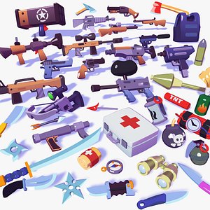 Hypercasual Action Props Pack Volume 1