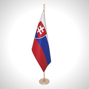 slovakia flag 3D model
