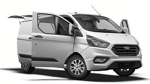 Ford Transit Custom L1H1 Valve HQInterior 2022 3D model