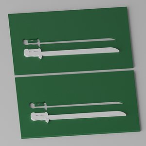 Saudi Arabia Flag Knife model