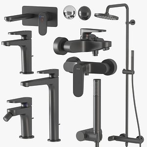 Nobili YOYO shower set and faucets 3D